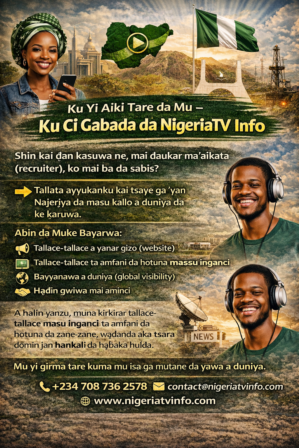 Nemo ayyuka, damar kasuwanci, bayanan visa da labarai na gaskiya ga ‘yan Najeriya a duniya tare da NigeriaTV Info.