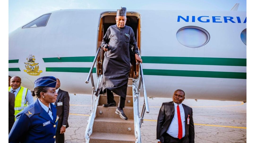 Shettima Returns to Abuja After Leading Nigeria’s Delegation to UN COP30 in Brazil 