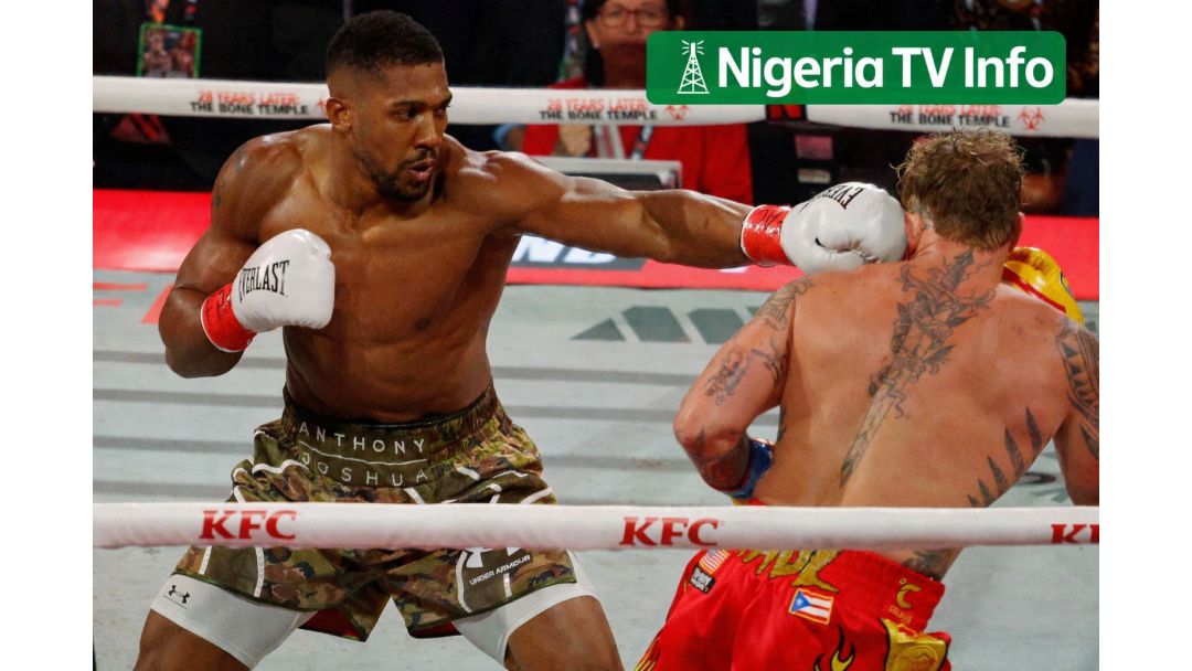 Anthony Joshua Delivers Stark Reality Check To Jake Paul With A Sixth Round Knockout