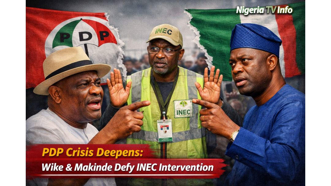 PDP Crisis Deepens as Wike, Makinde Remain Adamant Despite INEC’s Intervention