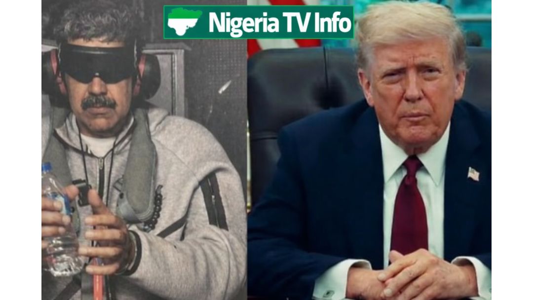 Trump Releases Photo Showing Maduro In Handcuffs 