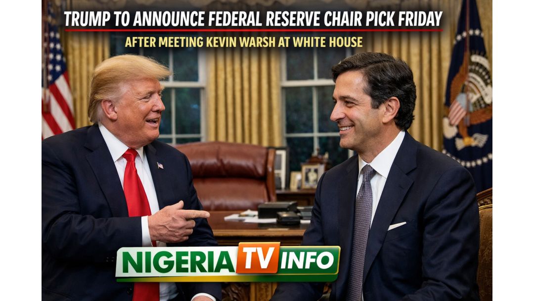  Trump To Announce Federal Reserve Chair Pick Friday After Meeting Kevin Warsh At White House