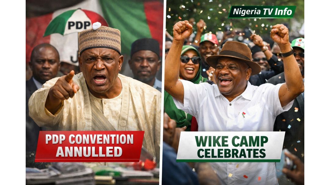 Taron PDP Da Aka Sokewa: Turaki Ya Fusata, Magoya Bayan Wike Sun Yi Murna