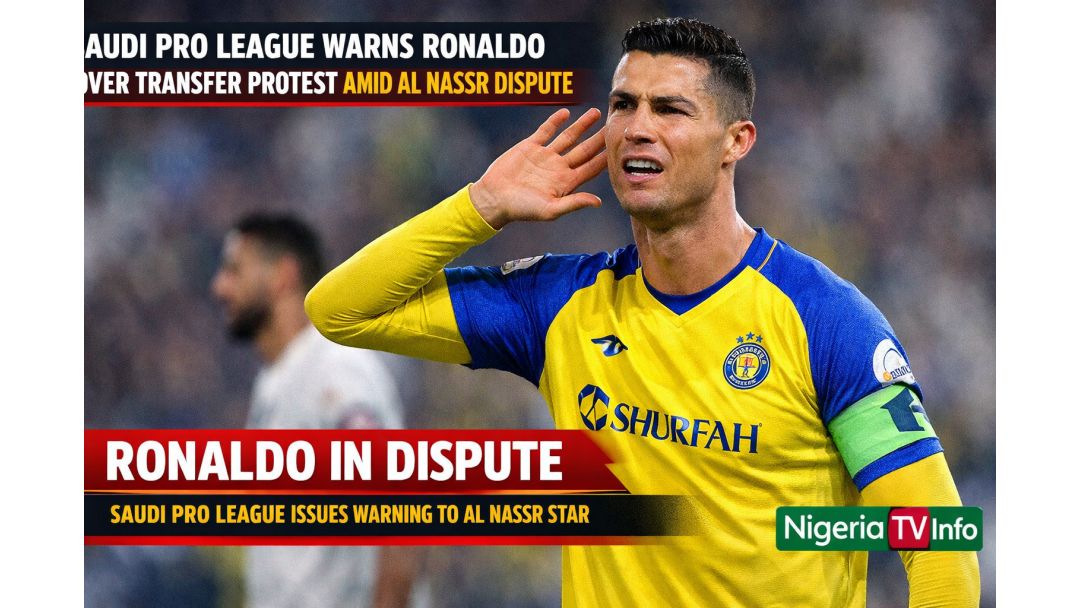 Saudi Pro League Warns Ronaldo Over Transfer Protest Amid Al Nassr Dispute