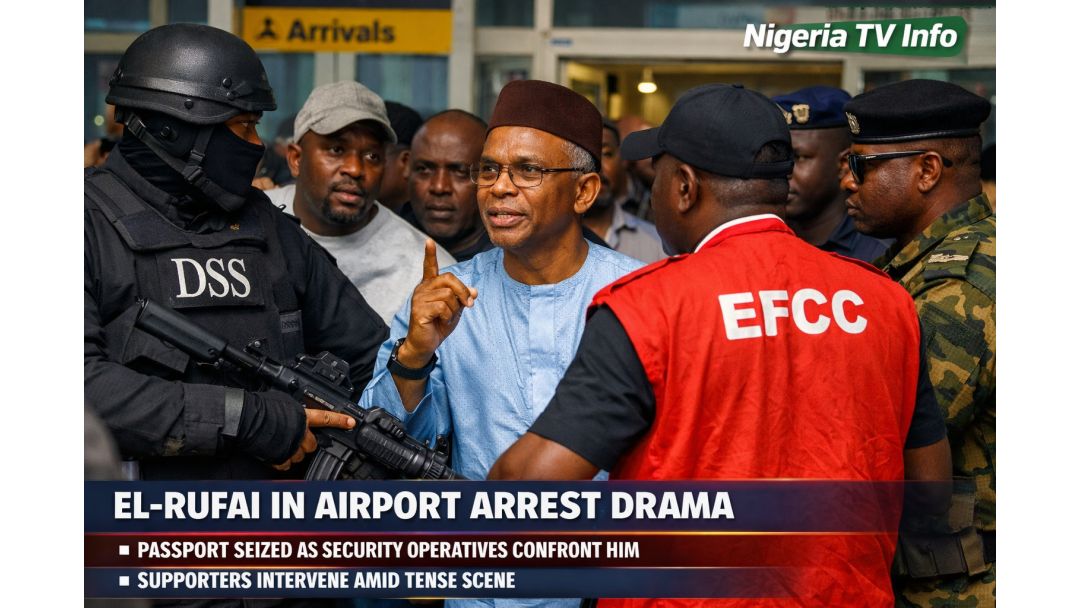 El-Rufai Ya Jawo Cece-kuce Bayan Ana Kokarin Kama Shi a Filin Jirgin Sama