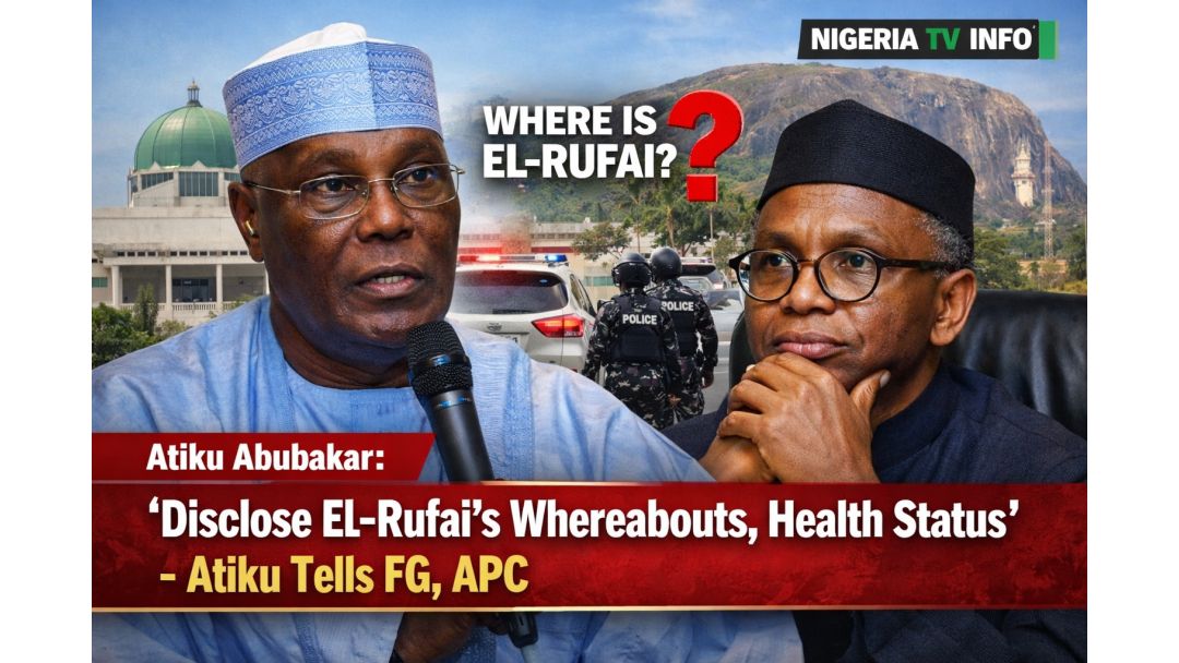 Atiku Abubakar to FG, All Progressives Congress: Disclose Nasir El-Rufai’s Whereabouts, Health Status