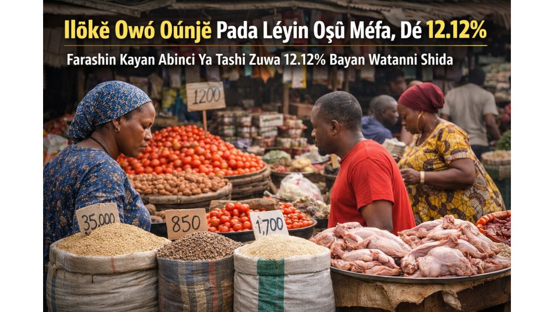 Ìyípadà: Ilọsoke Owo Ounje Pada Lẹ́yìn Oṣù Mẹ́fà, Dé 12.12%