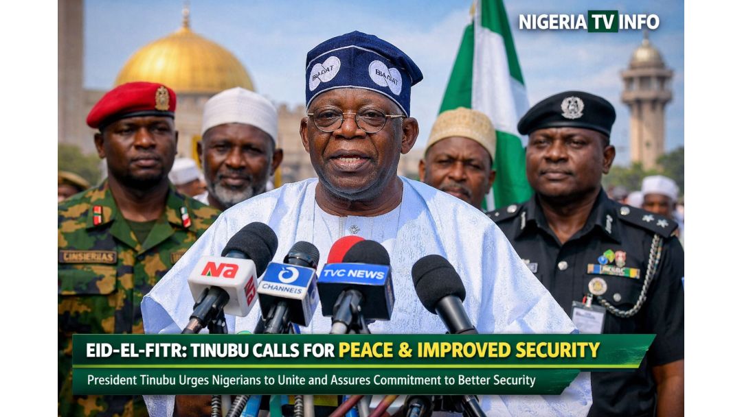Eid-el-Fitr: Tinubu Urges Peace, Assures Nigerians of Improved Security