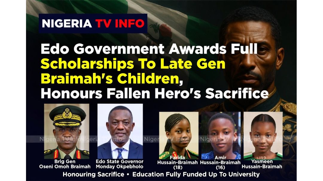 Featured image: Edo State Awards Full Scholarships to Children of Fallen General Oseni Braimah