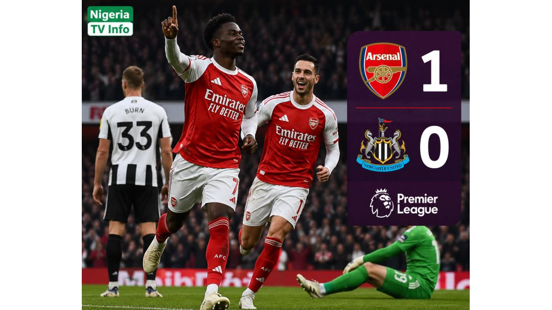 Arsenal 1-0 Newcastle United: Arsenal Gba Iṣẹgun Pẹpẹ Ni Emirates