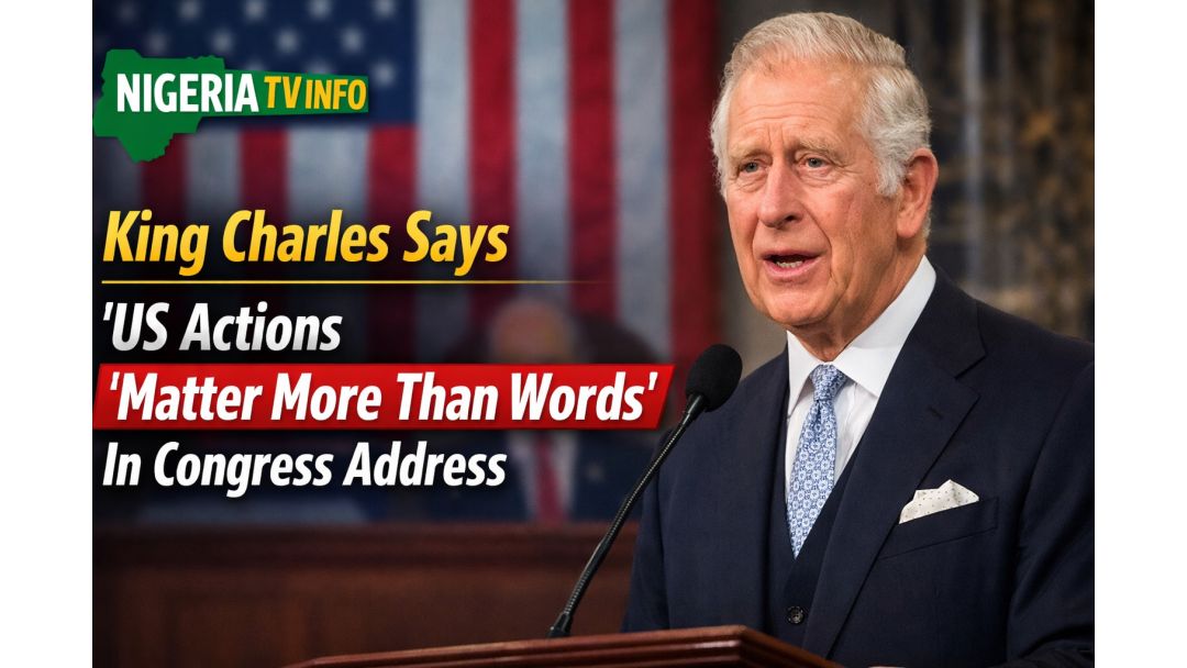 Featured image: King Charles III Tells U.S. Congress: Actions Speak Louder Than Words