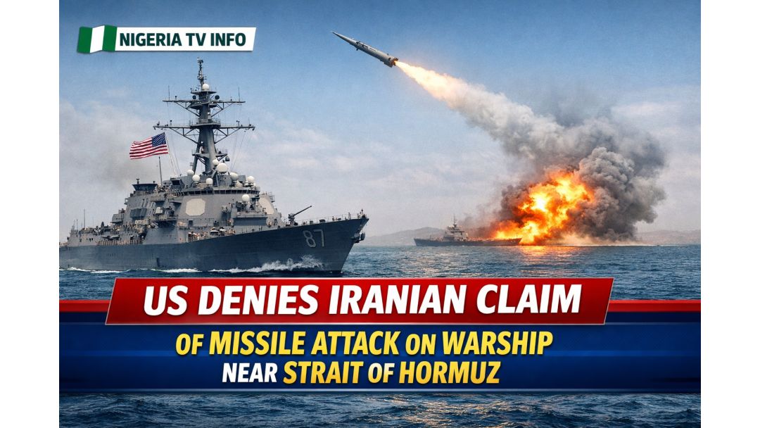 Featured image: US Denies Iranian Missile Claim In Strait Of Hormuz Incident