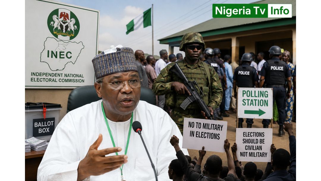 Featured image: Amupitan’s Security Concern: Opposition Kicks Against Troop Deployment for 2027 Elections
