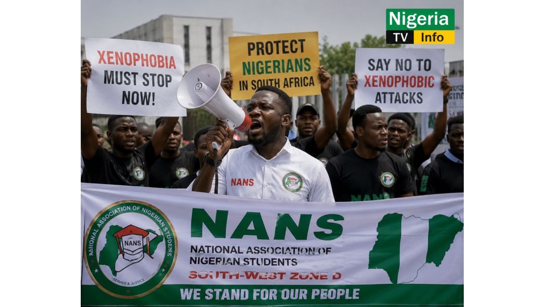 Featured image: Xenophobic Attacks: NANS Threatens Protest Against South African Firms in Nigeria