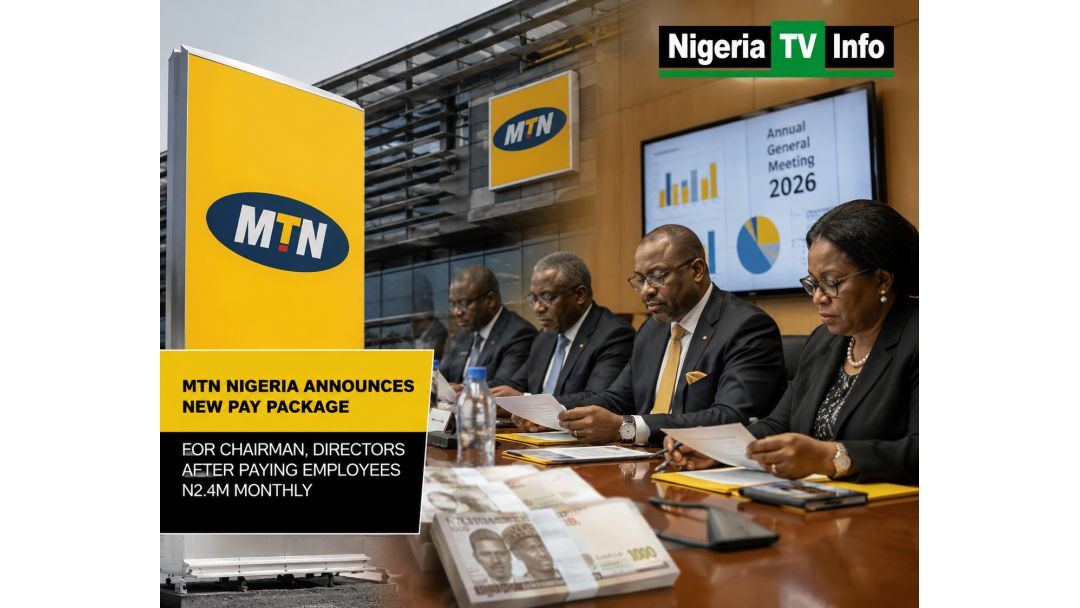 Featured image: MTN Nigeria Announces New Pay Package for Chairman, Directors After Employees Earn ₦2.4m Monthly