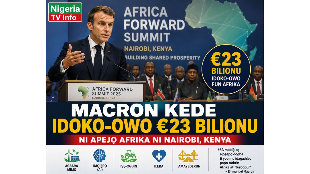 Featured image: Macron Announces €23bn Investment Drive at Africa Summit in Kenya