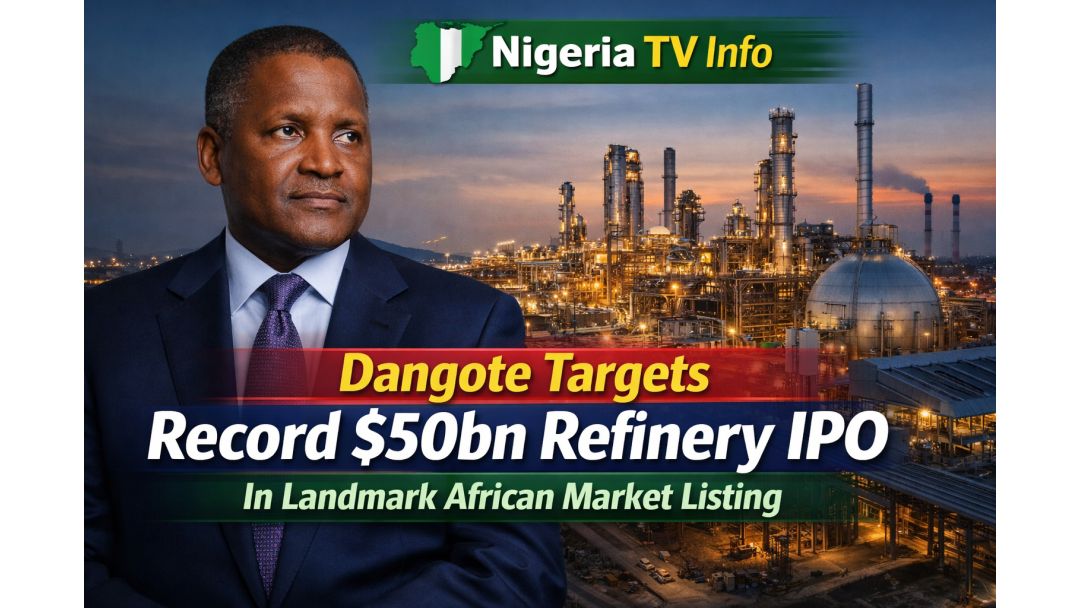 Featured image: Dangote Targets Record $50bn Refinery IPO In Landmark Nigerian Market Listing