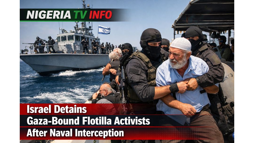 Featured image: Israel Detains Gaza-Bound Flotilla Activists After Naval Interception