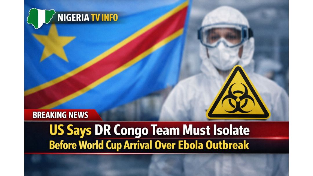 Featured image: # US Says DR Congo Team Must Isolate Before World Cup Arrival Over Ebola Outbreak
