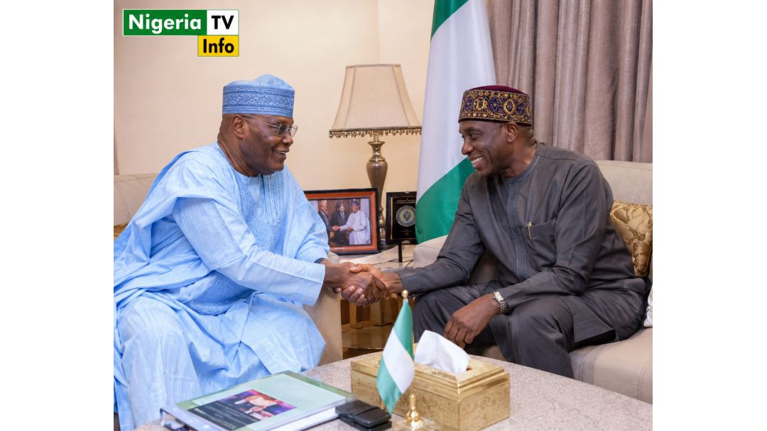 Featured image: Atiku Visits Amaechi After ADC Presidential Primary Victory