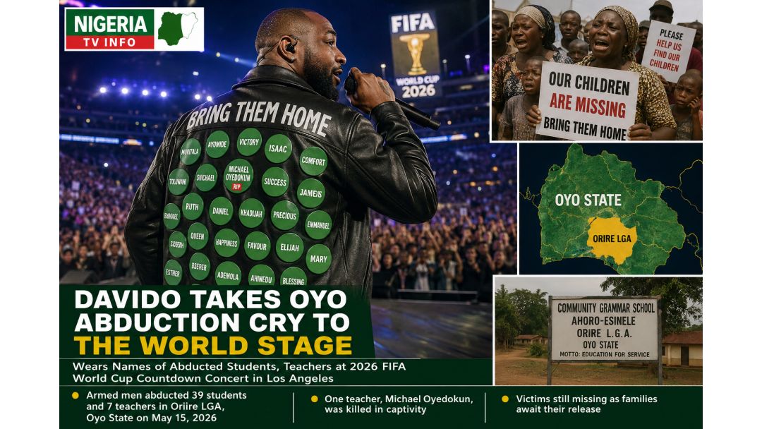 Davido Uses FIFA World Cup Stage to Highlight Oyo School Abductions