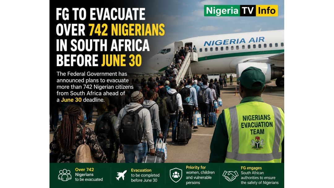 FG ga-ewepụta ihe karịrị ndị Naijiria 742 si South Africa tupu June 30