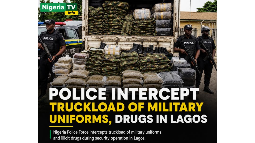 Police Intercept Truckload of Military Uniforms, Drugs in Lagos